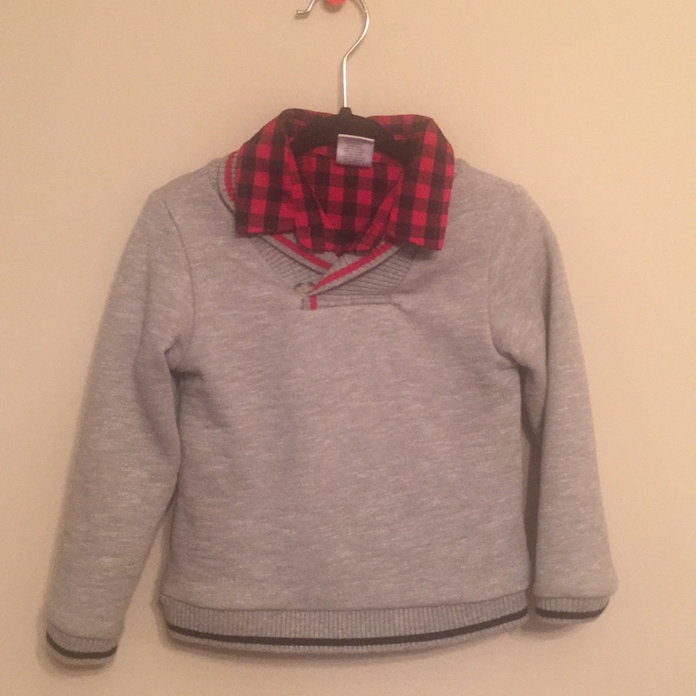 Toddler Boys Sweater && Matching Shirt